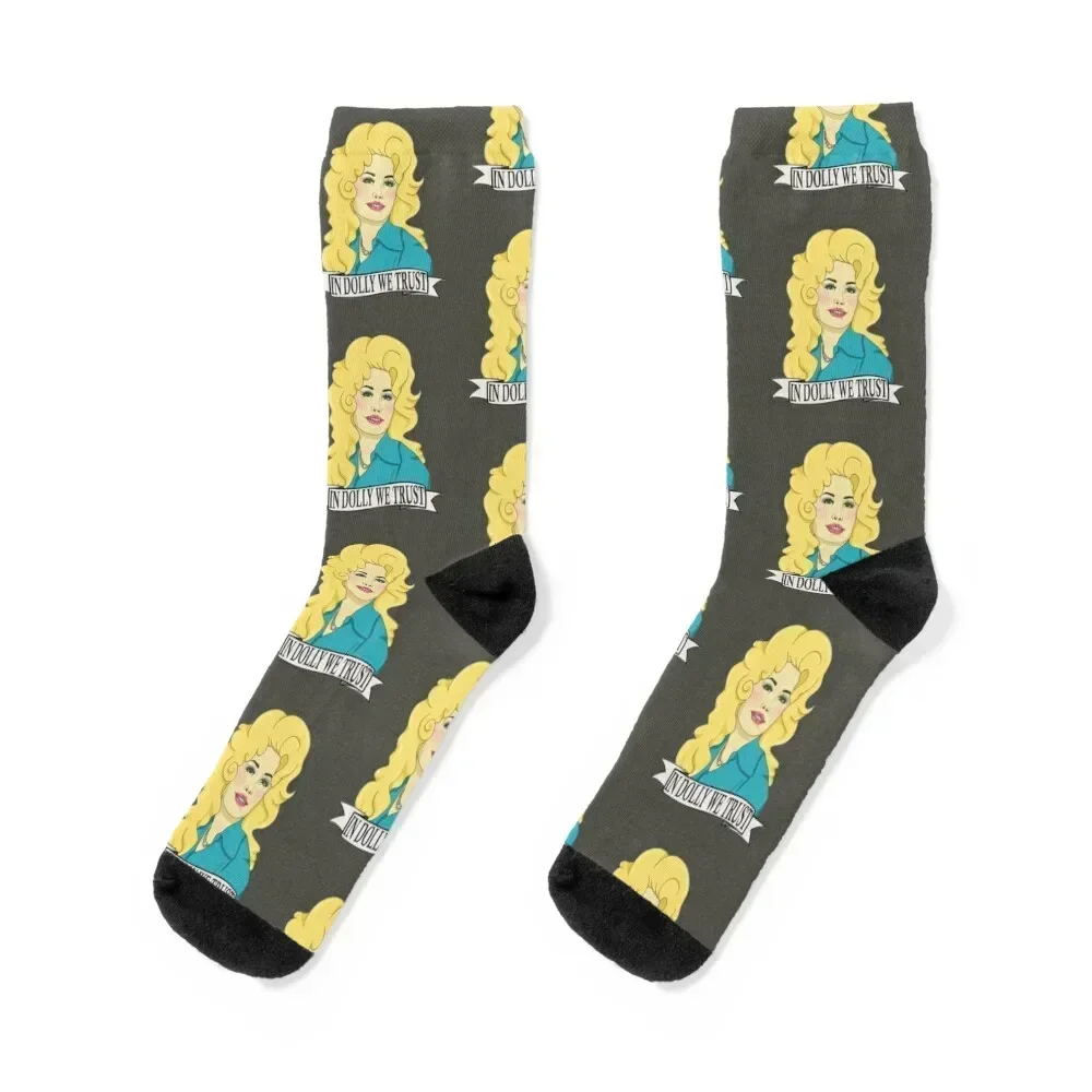 We trust in Dolly Socks aesthetic winter Socks For Women Men's