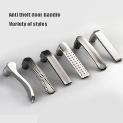 Anti theft Door Lock Universal Handle Bathroom Bedroom Household Indoor Door Toilet Door Lock Handle Hardware Accessories