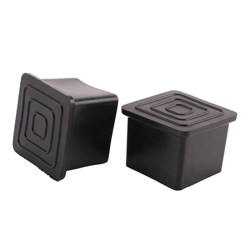 ABMR-40Pcs Square Chair Table Leg Foot Rubber Covers Protectors 25Mm X 25Mm