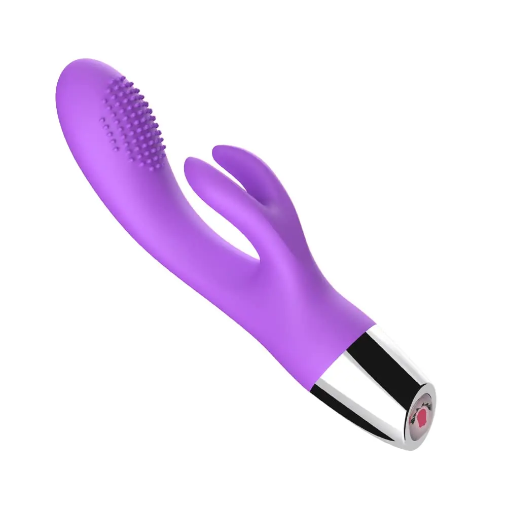 G-spot Vibrator kelinci wanita, Dildo klitoris wanita getaran Mode dapat diisi ulang tahan air Stimulator, mainan dewasa membuat wanita senang