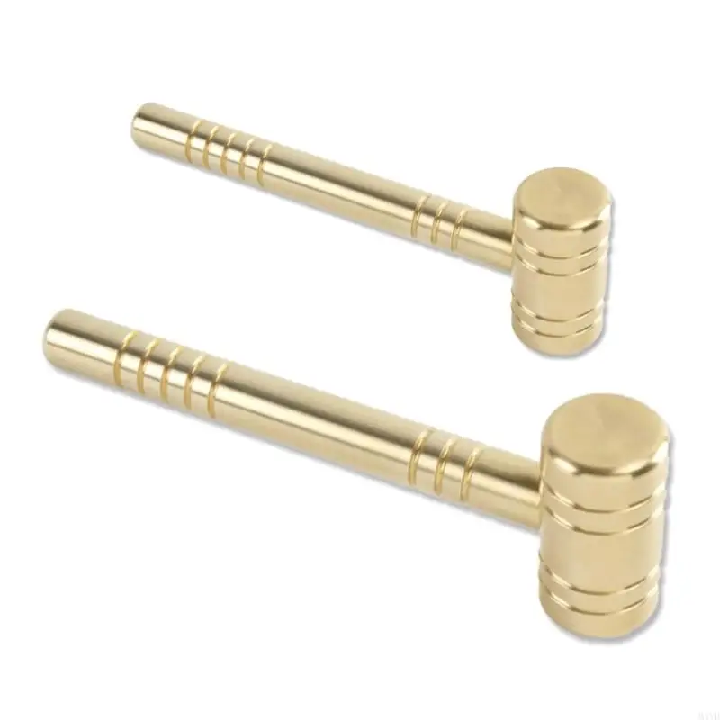 Small Brass Hammer Copper Ergonomic Handle For Clock Watch Electronics Repairing Hammer Hand Tool Multifunctional M4YD