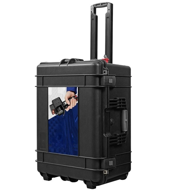 trolley case portable pulse surface cleaning machine high power rust paint oil removal mobile industrial stain remover