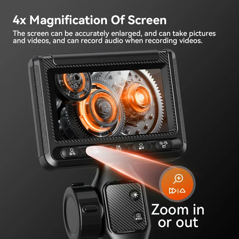 S23 Portable Video Industrial 8.5mm Dual Lens 1.5m Semi Rigid Inspection  for Sewer Plumbing Tool factory