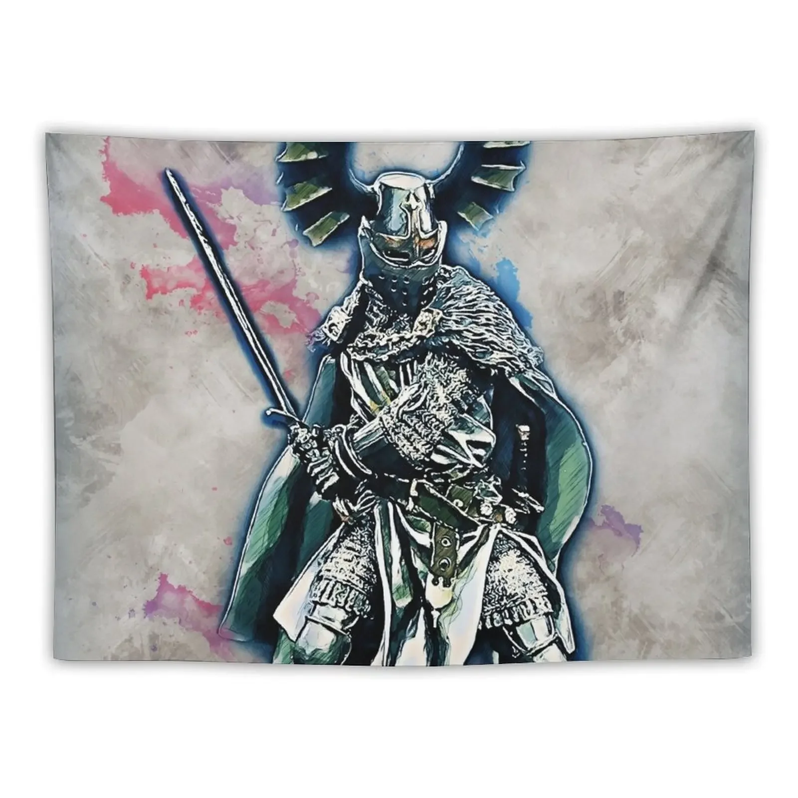 

Medieval Warrior Tapestry Wall Decor Hanging Wall Hanging Decor Custom Tapestry