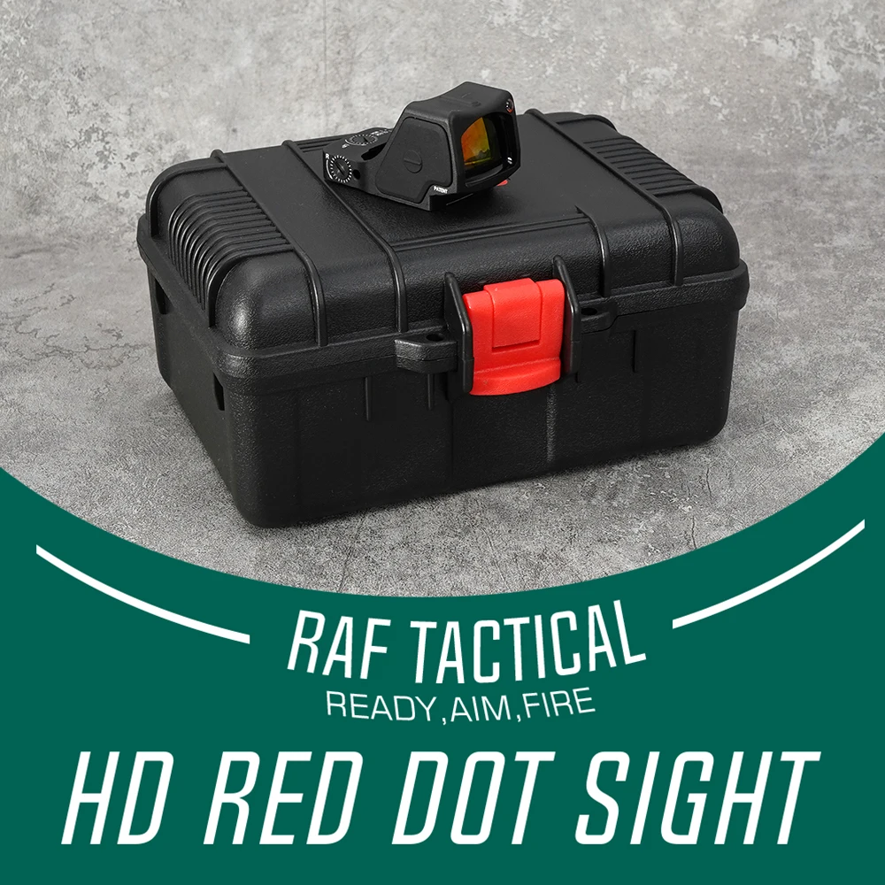 

2025ver RMHD Red Dot Sight 1MOA/3.25MOA 55MOA Reflex Sight Hold Zero 9mm 7.62 Rifle Switchable Red Dot Original Markings