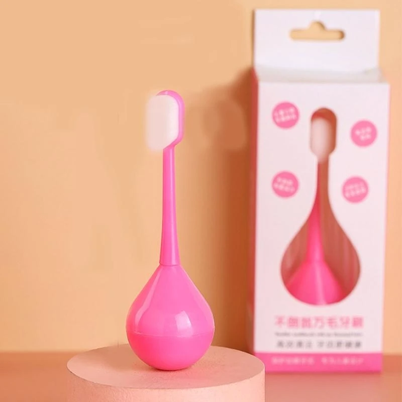 J15U لطيف لون الحلوى الطفل الاطفال فرشاة الأسنان الناعمة غرامة شعيرات فرشاة أسنان الأطفال فرشاة الأسنان العناية بالفم تنظيف أداة