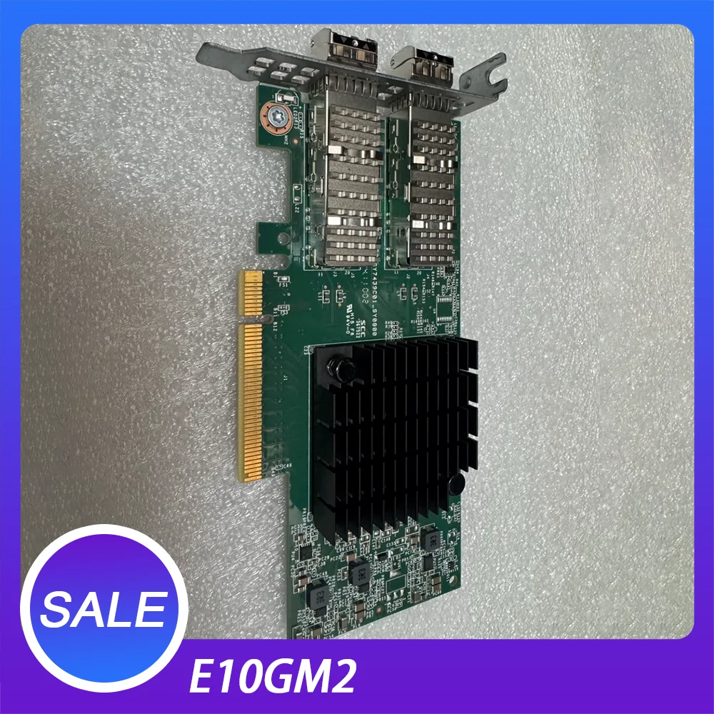 

E10GM2 Dual-Port 10G Gigabit Fiber-Optic Network Card E10GM2-CX4-Lx-A