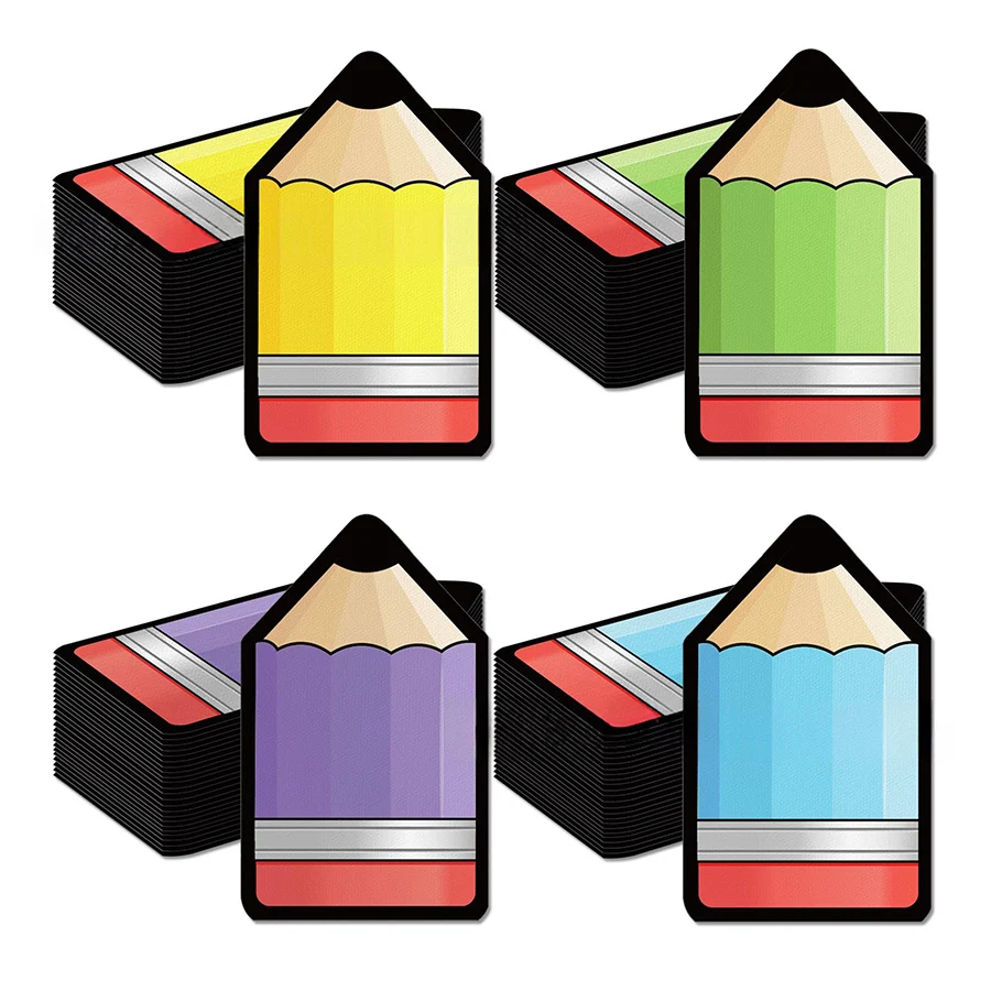 20Pcs Crayon Pencil Shaped Disposable Paper Napkins for Children's First Day of School Classroom Party Table Decoration Serviett