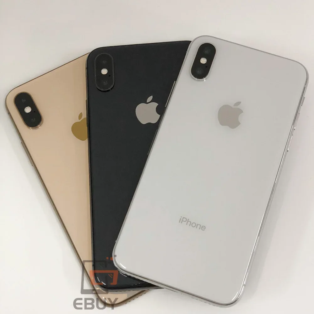 هاتف Apple iPhone XS 4G LTE الأصلي المحمول 5.8 بوصة 4 جيجابايت رام 64/256 جيجابايت روم هيكسا كور 12 ميجابكسل معرف الوجه الذكي