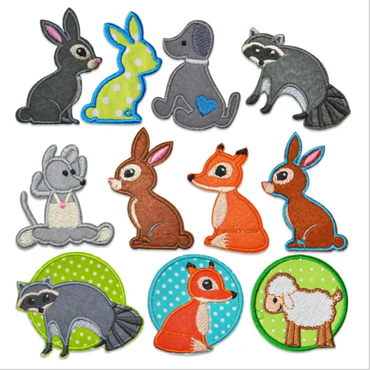 10 Pcs Animals Embr…