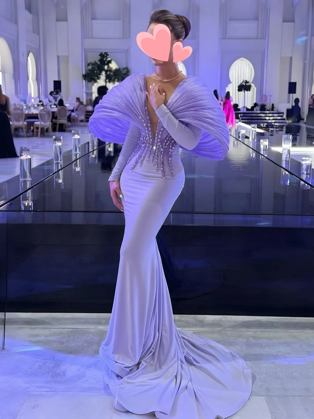 Oisslec فساتين حفلة موسيقية أنيقة خمر مثير الحلو أرجواني الخرز عارية الذراعين مخصصة مناسبة رسمية فستان حفلة موسيقية مساء رداء حفلات