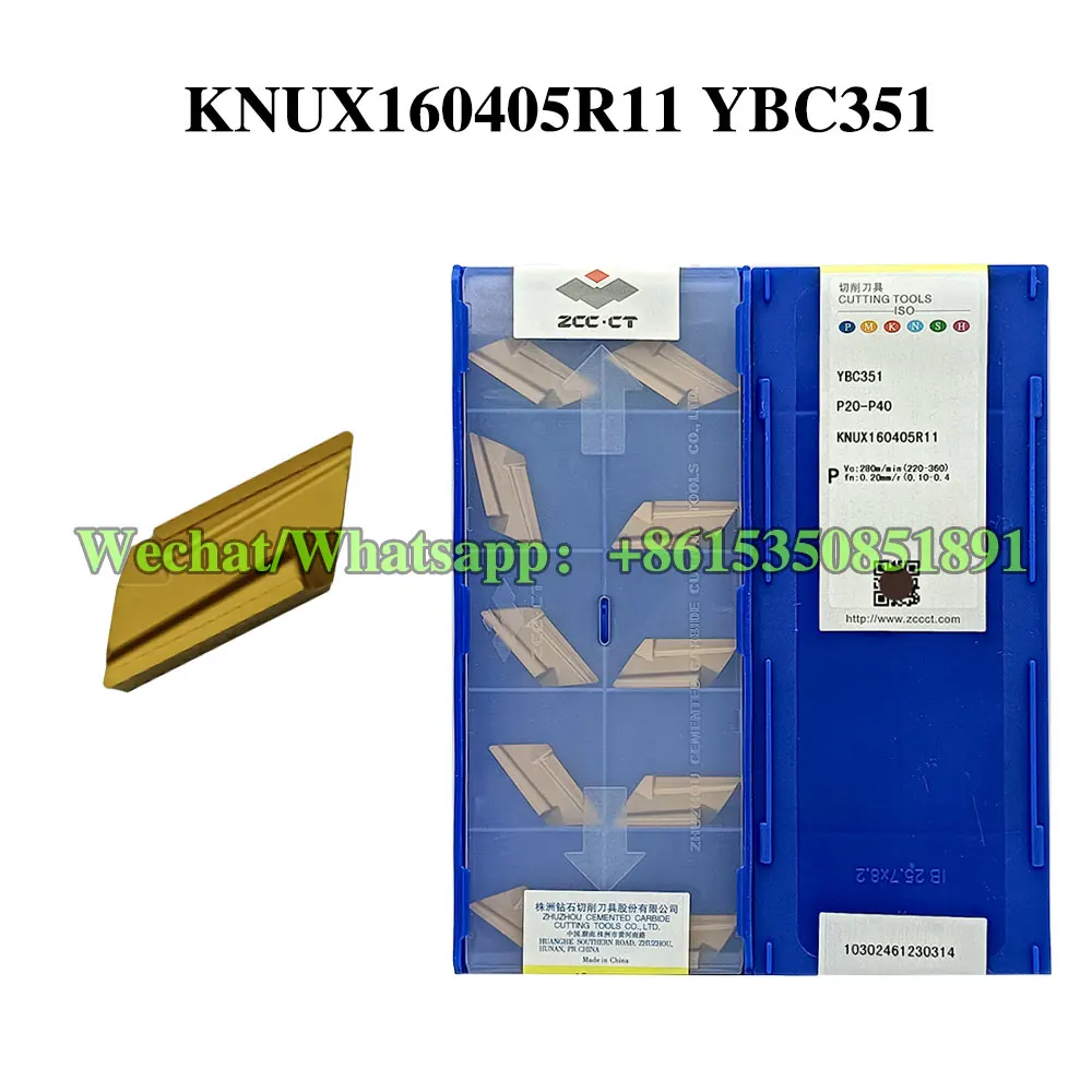 ZCC CT KNUX 160405 L11 КНУКС 160405 Л12 КНУКС 160405 Р11 КНУКС 160405 R12 YBC252 YBM251 YBC251 YBC351 YBC151 Оригинальное твердосплавное лезвие