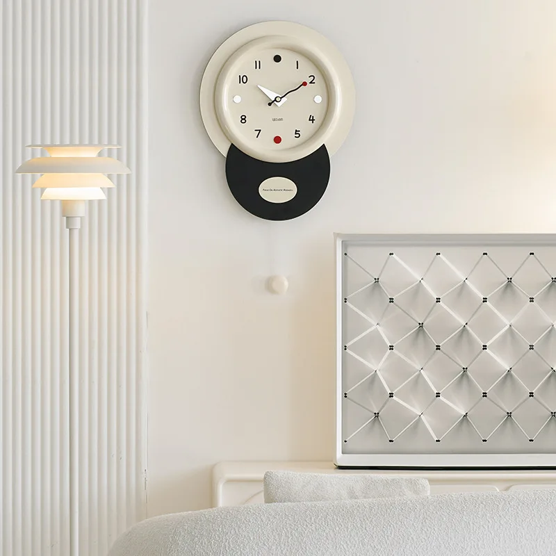 

Swing Wall Clock Living Room Simple Clock Modern Restaurant Creative Wall Watch Nordic Entrance Hall Decoration Accessories
