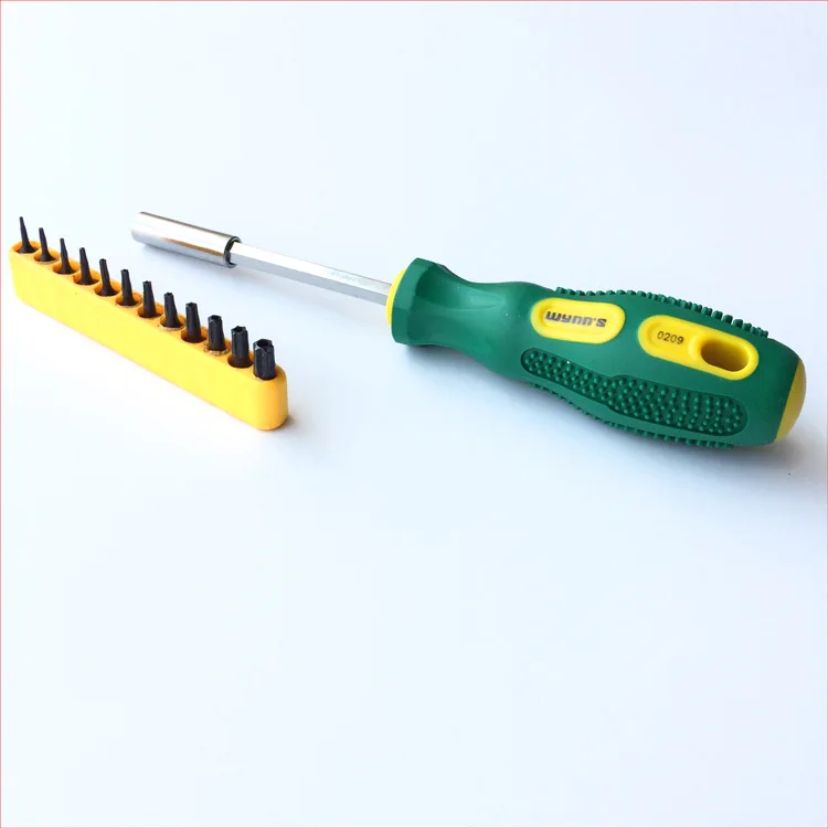 Schraubendreher und Mutternschrauber 12-in-1 Multi Trox Tool, industrielle Festigkeitsbits, Kissengriff-Griff Artsgoods Tools