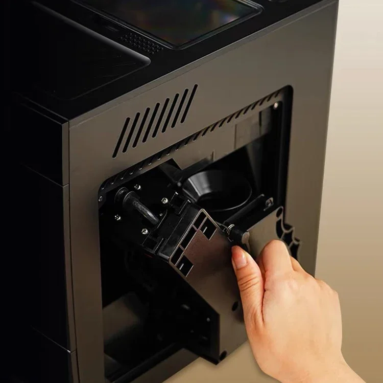 Hotel domestici Macchina da caffè espresso Cafetera per caffè espresso completamente automatica Italia Black Latte Maker con asta vapore