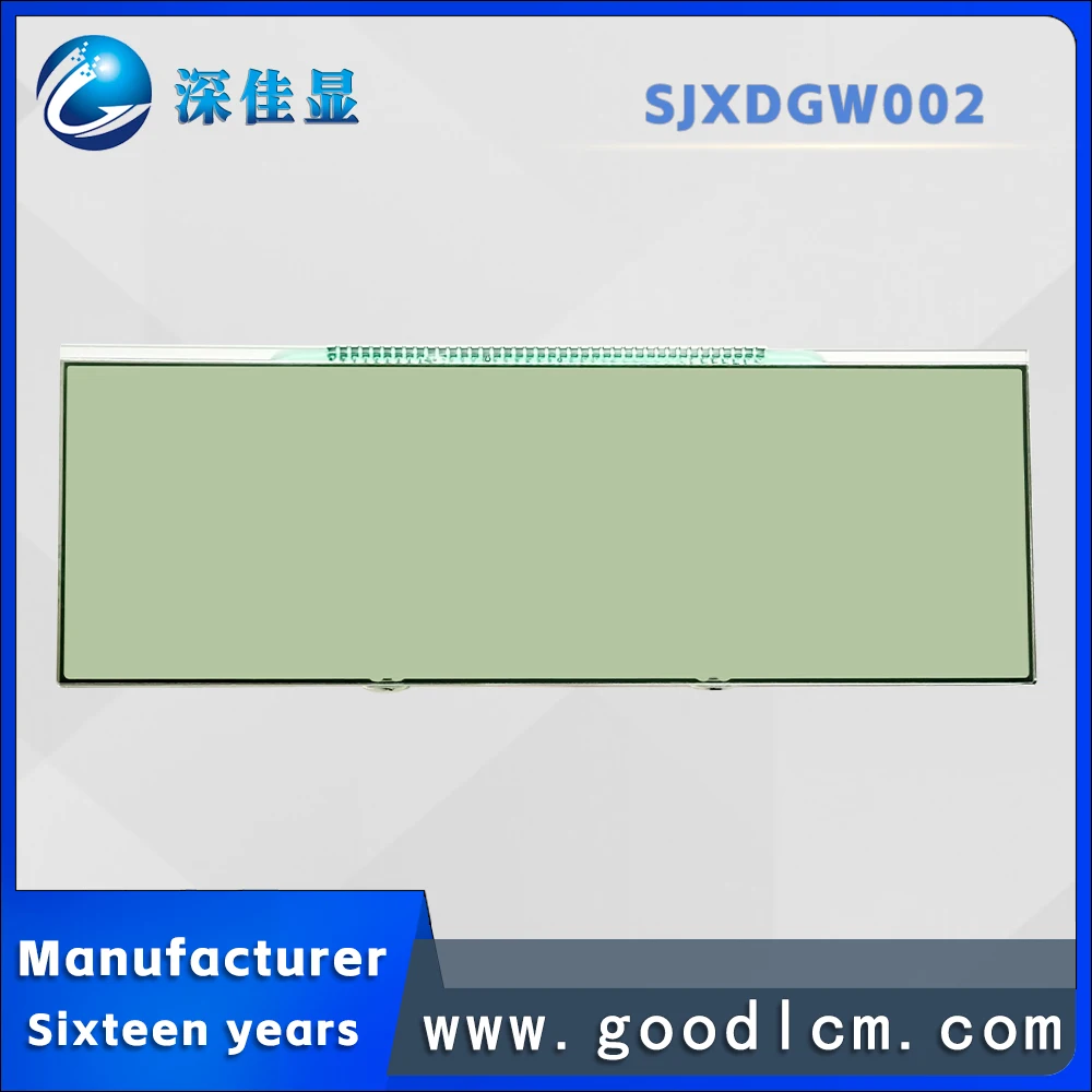 custom segment GW002 lcd display Cheap price HTN positive 4.5v segment displays screen  lcd 7 monochrome segment lcd display