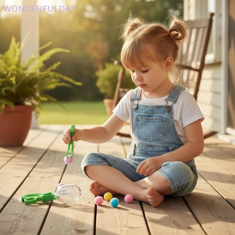 New 3/4Pcs  Butterfly Trap  Clip Tweezers  Net Fishing Toy Children's Outdoor Natural Exploration  Scissors
