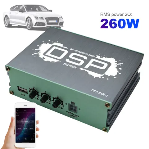 Audio Digital Sound Processor Support APP Control DSP Car Equalizer Navigation Sound Quality Enhancement Effect Car Accessories