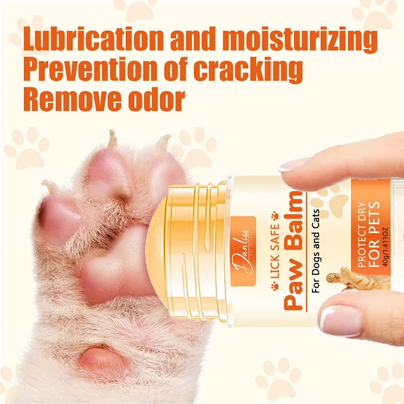 Dog Nose And Paw Balm Dog Paw Cream Cats Dogs Paw Protector Cream Pet Feet Moisturizer Pet Crack Feet Repair Pet Accessories