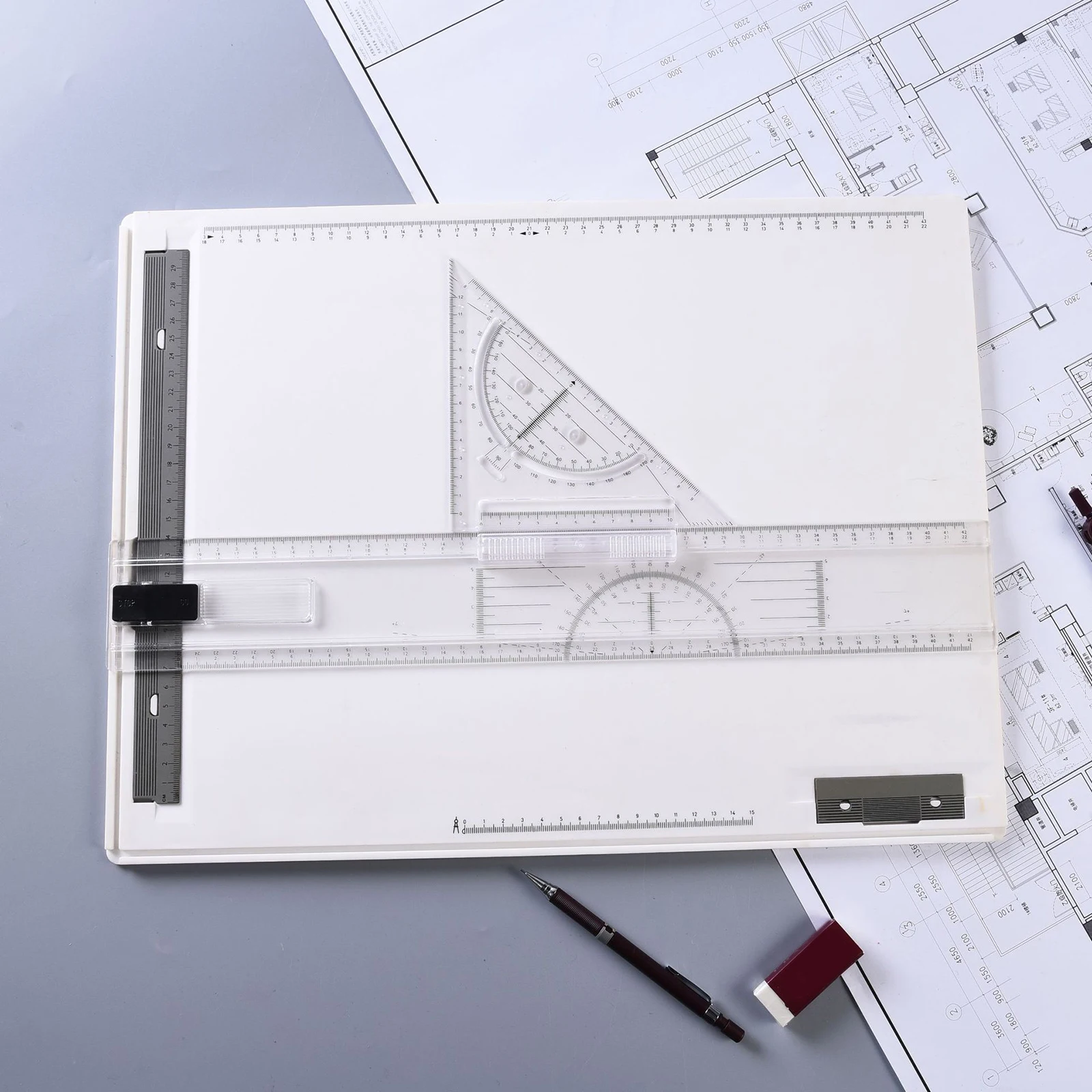 T Square Drawing Board A3 Angle Adjustable Parallel Motion Durable Technical Graphic Architectural Sketch Board Drawing Tool