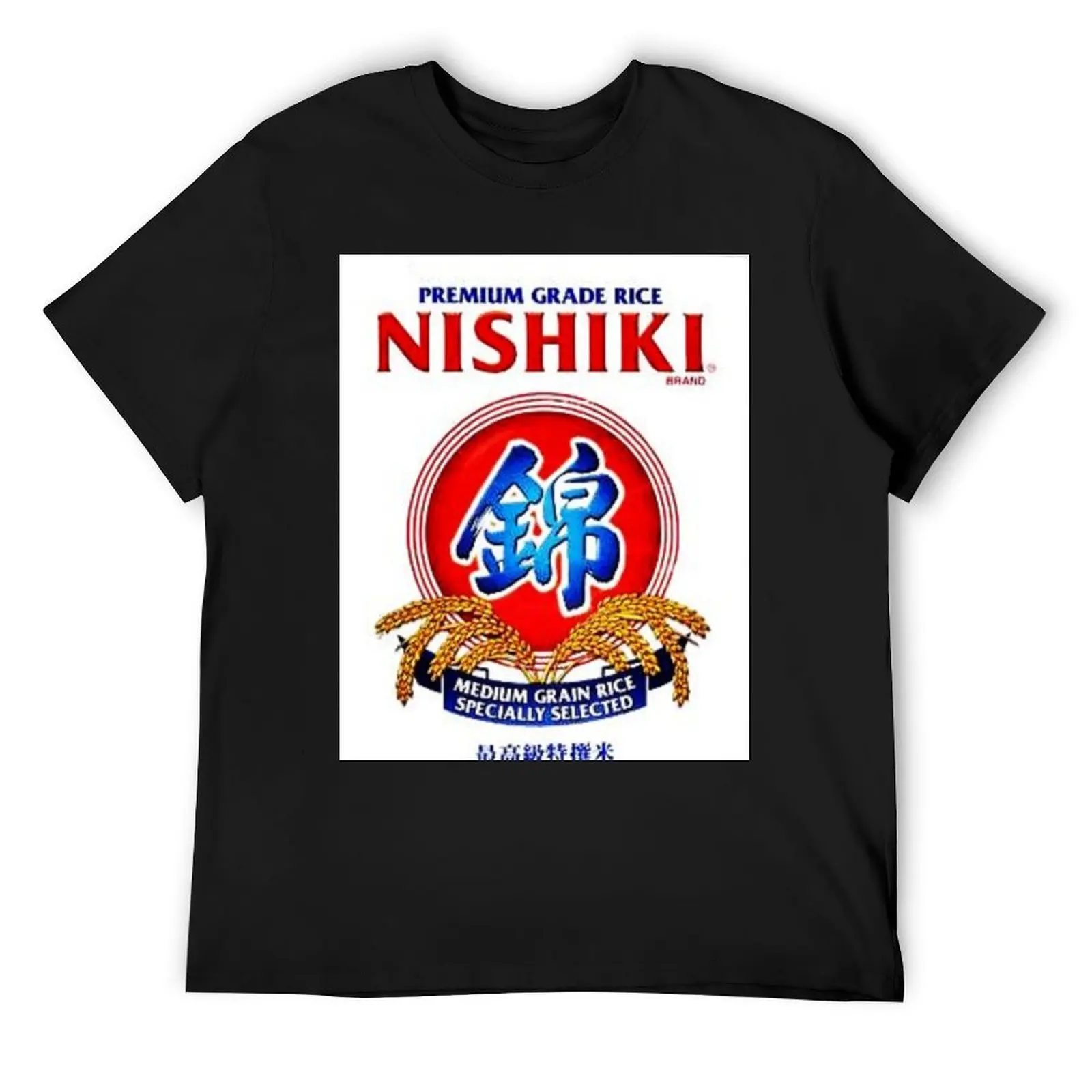 Nishiki Full Color Design T-Shirt heavyweights tees man clothes t shirt men 100℅ cotton