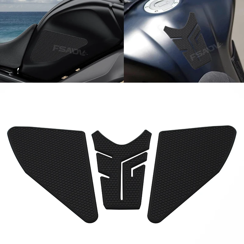 

Нескользящие боковые наклейки на топливный бак, водостойкая резиновая накладка, подходит для мотоцикла YAMAHA MT-09 MT09 SP MT 09 SP 2021 2022 2023