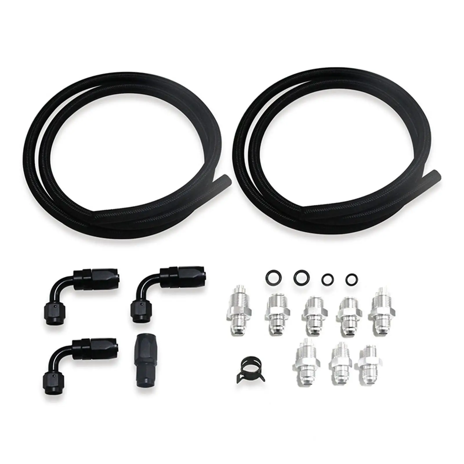 Power Steering Pump Hose Kit Replace Braided Universal 551082 for Engines Spare Parts Easily Install