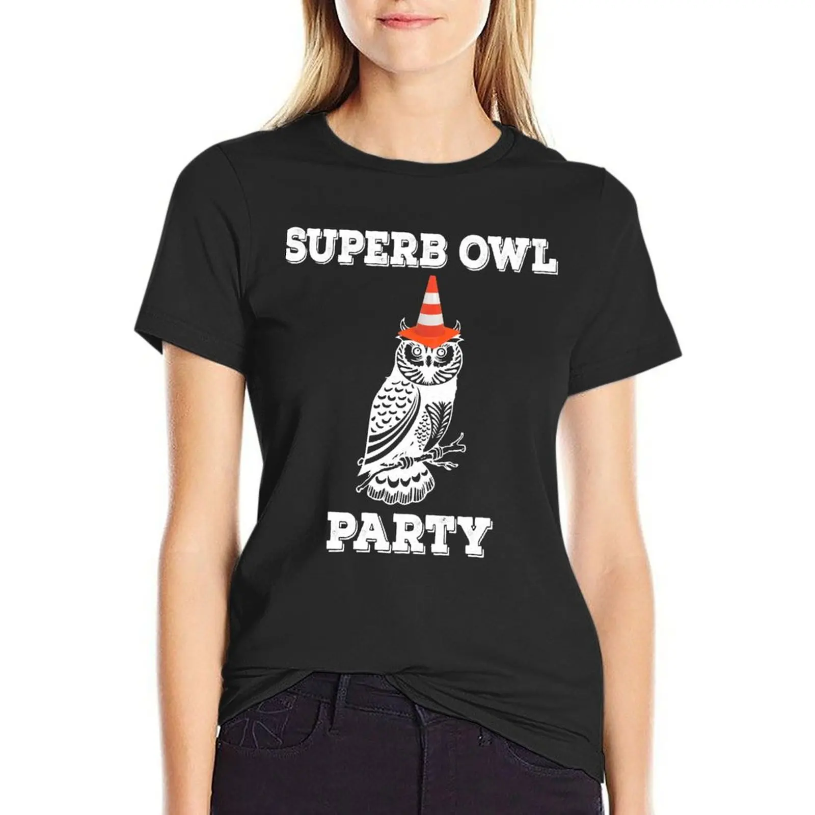 

Superb Owl Party - What We Do in the Shadows T-Shirt sports fans blacks vintage clothes Women's t-shirt