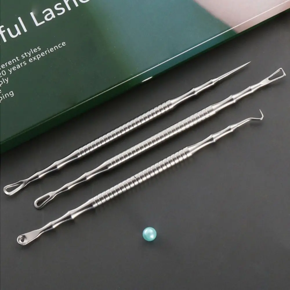 Tool Facial Milia Whitehead Squeeze Extractor Blackhead Remover Acne Blemish Needle Pore Cleaner Needles Pimples  Removal Tool