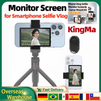 Kingma Smartphone Vlog Selfie Monitor Screen Magnetic Phone Rear Camera For Selfie Vlog Live Stream Iphone Android Custom Gifts