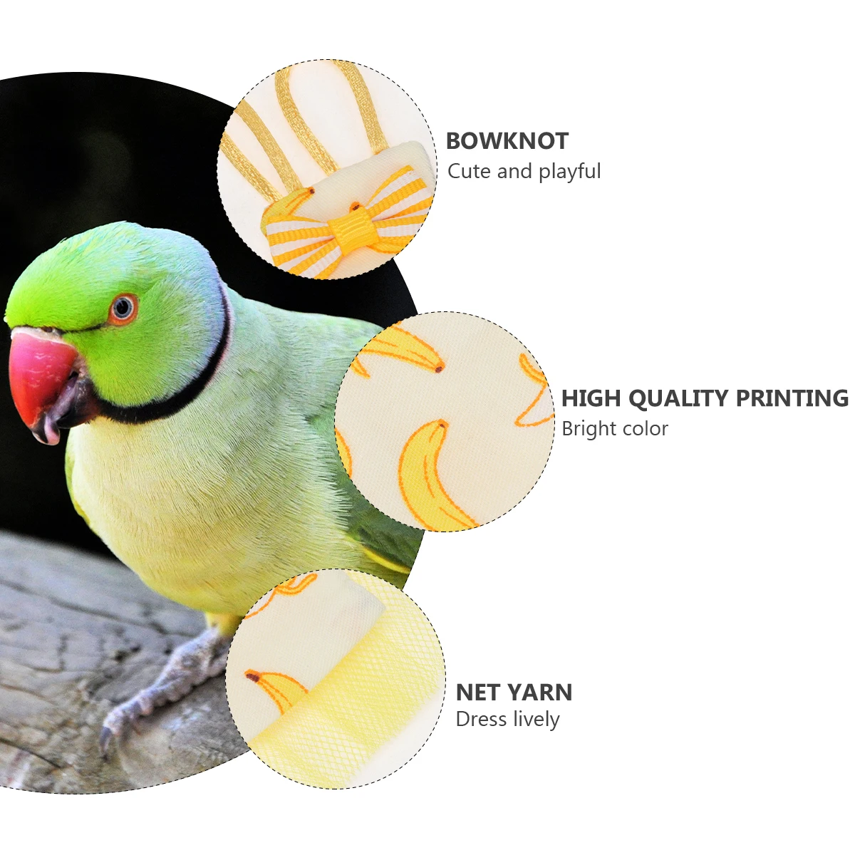 

Parrot Clothes Flight Suit Dog Costumes Bird Pigeon for Birds Cotton Cockatiel Cute Parakeet