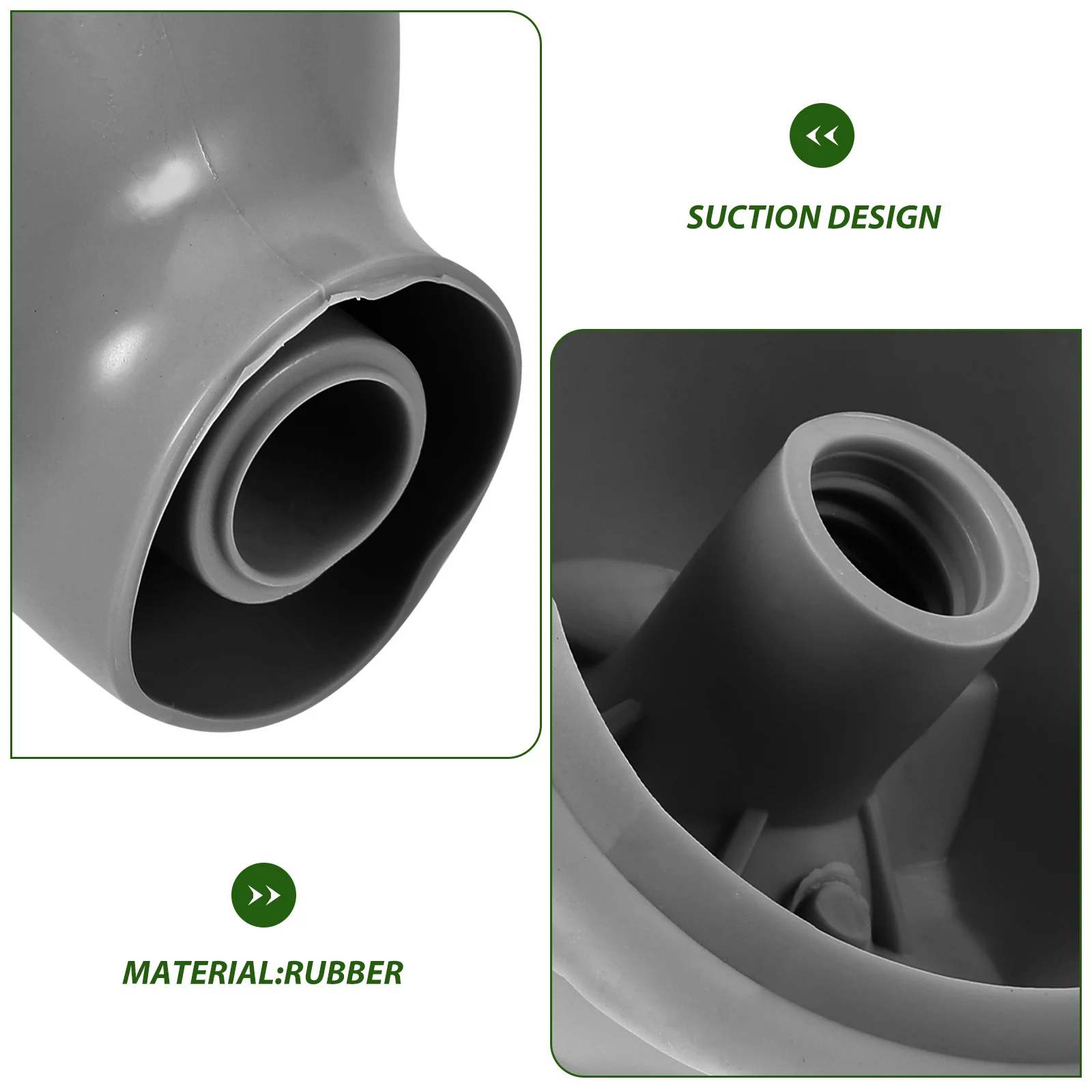 

1pcs High Pressure Plunger Powerful Drain Clog Remover Sink Bathroom Toilet Rubber Plunger Heavy Duty Suction Design Drainage