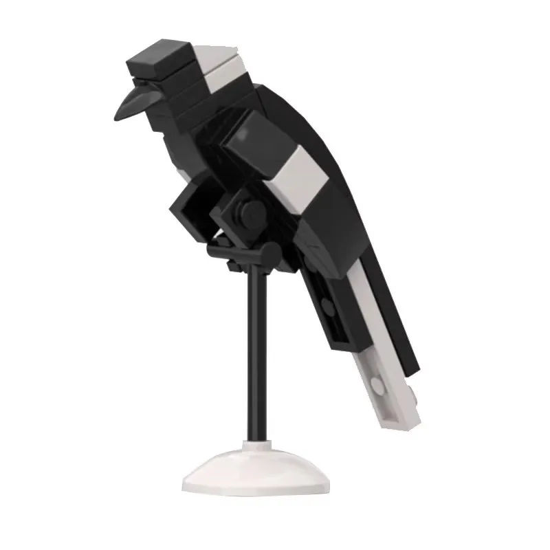 

MOC Animal Series Australian Magpie Building Block Set Puzzle Splicing Creative Children Love Collection Gift