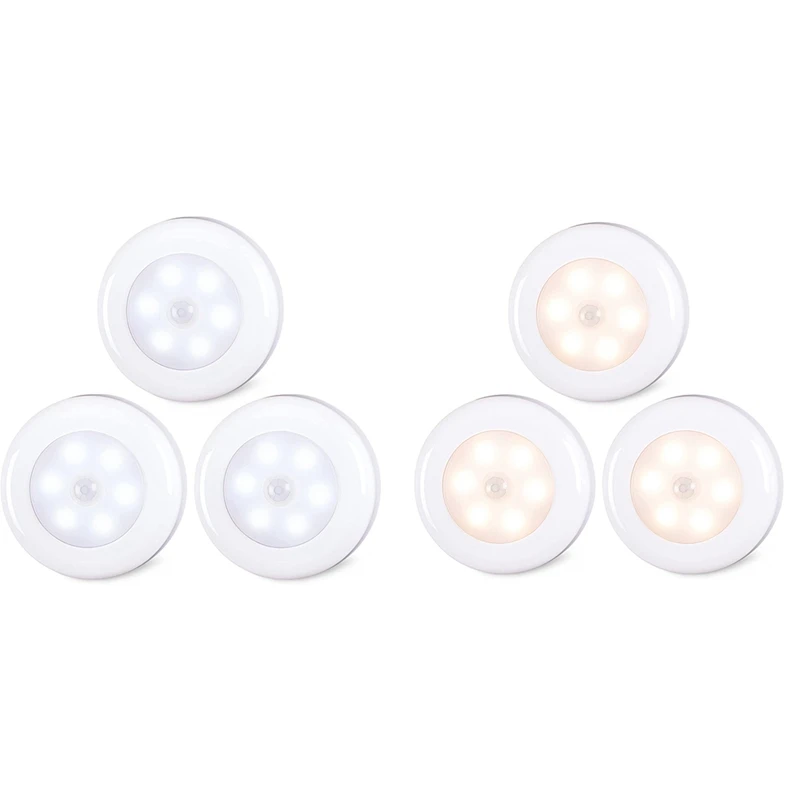 Датчик движения для помещений, беспроводная фотолампа, включение движения, ночная лестница для шкафа