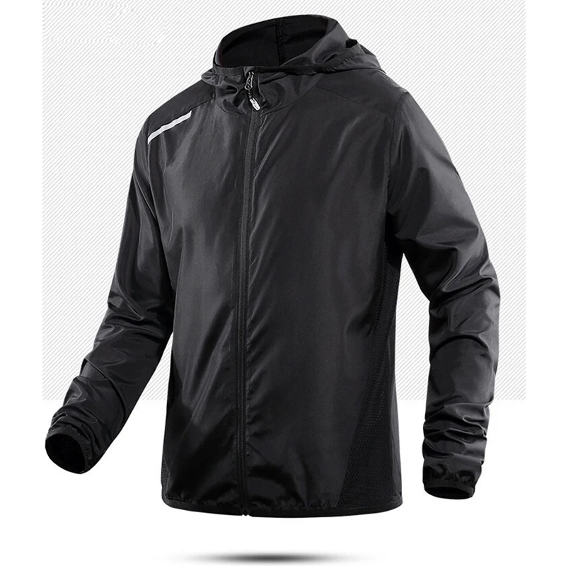 Spring Summer Men's Ultra Light Hiking Jackets Men Suncreen Breathable Hooded Coats Men Quick Dry Sports Waterproof Jackets