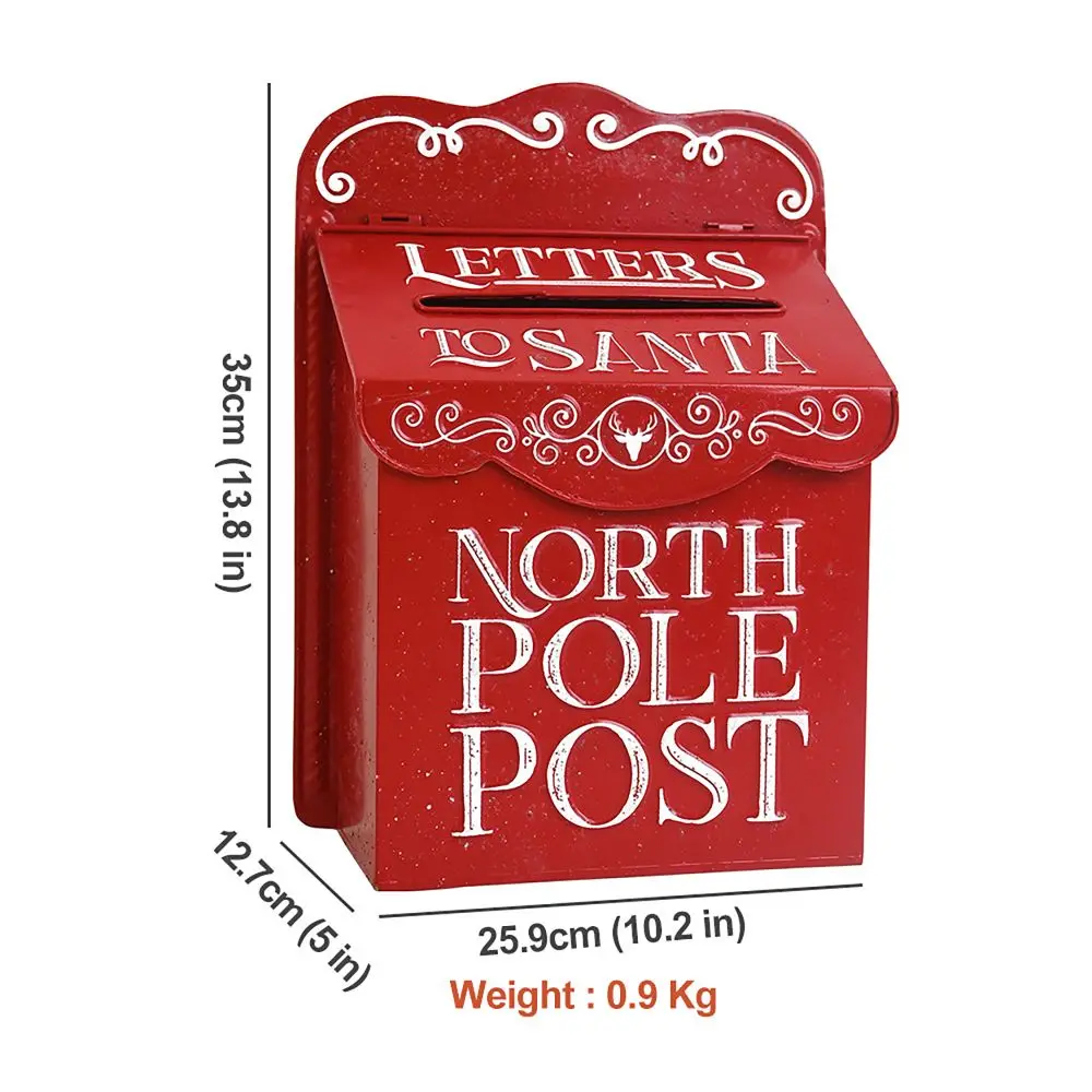 Outdoor Wall mounted mailbox mailbox metal farmhouse postal decoration handicraft mailbox postal retro mailbox