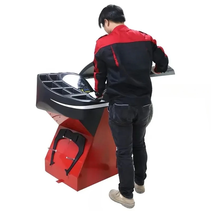 GATmatic Portable Automatic Smart Wheel Balancer Car Tyre Machine 185-320W Motor 1g Accuracy for Efficient Wheel Alignment