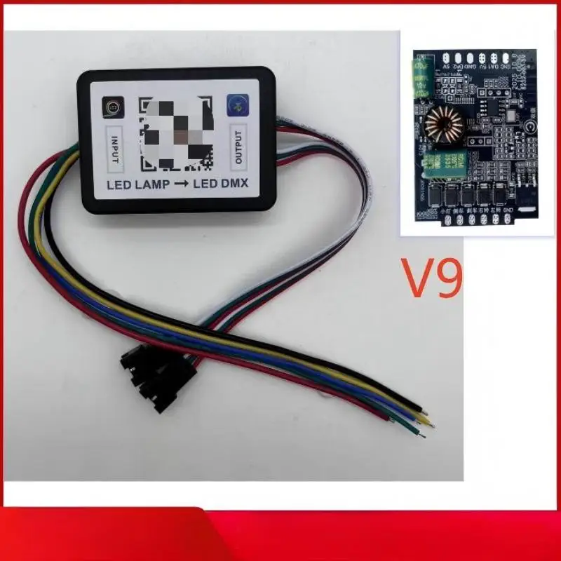 2026 NEW QR Code App Controlled Metrix V9 DMX RGB Module LED Lamp DMX Converter Stable Signal Output Stage Light Accessory