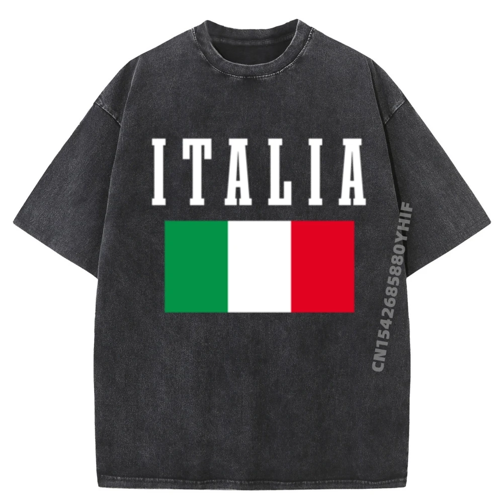 

Italian Flag Italy Pride Mens Korean Fashion Men's Shirts Loose Washed Shirt Oversized Fashion Printed Tops