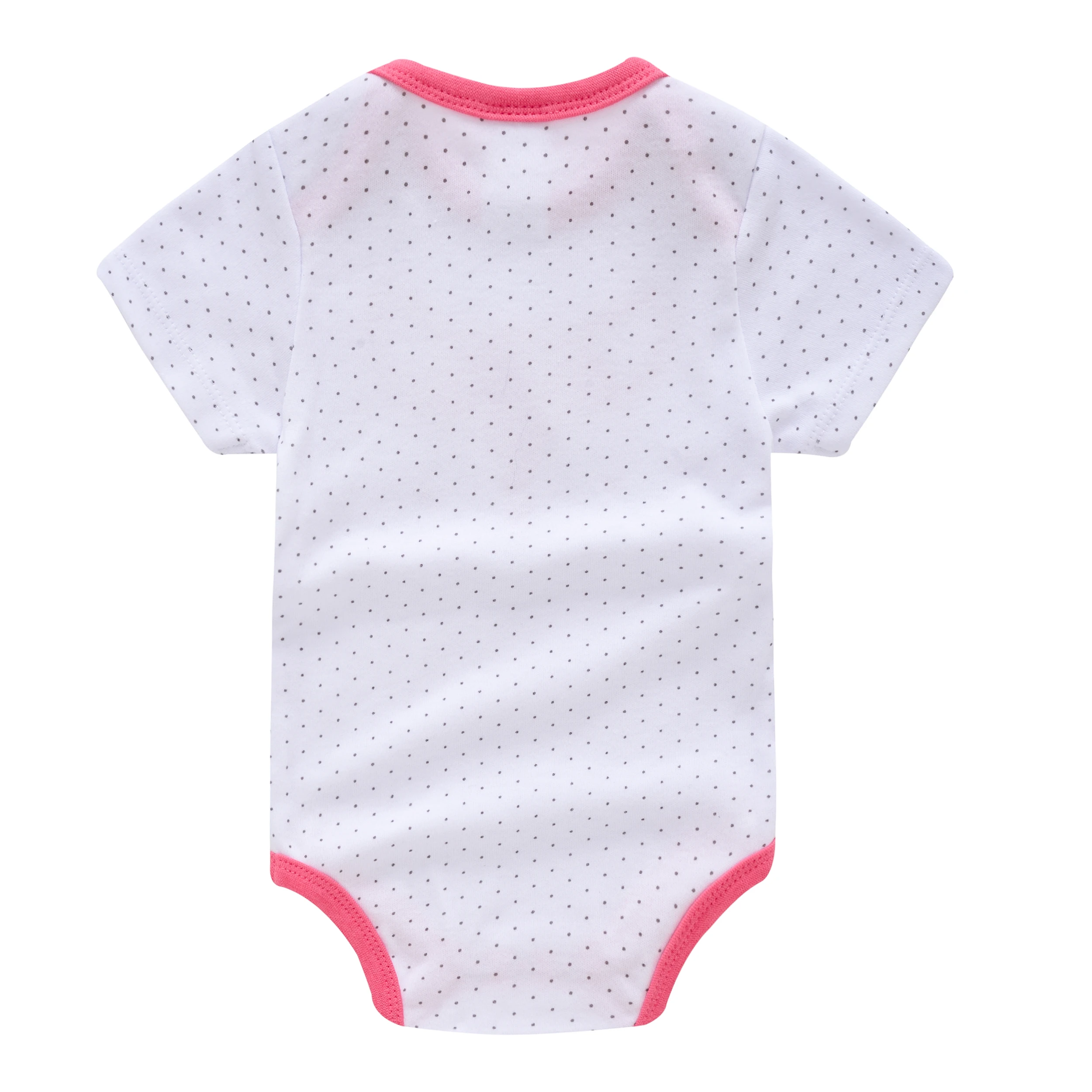 3 Pieces Baby Girls Rompers Fox Cute Printing Girls Bodysuit Red Summer Short Sleeve Jumpsuit 100% Cotton Soft Baby Clothes