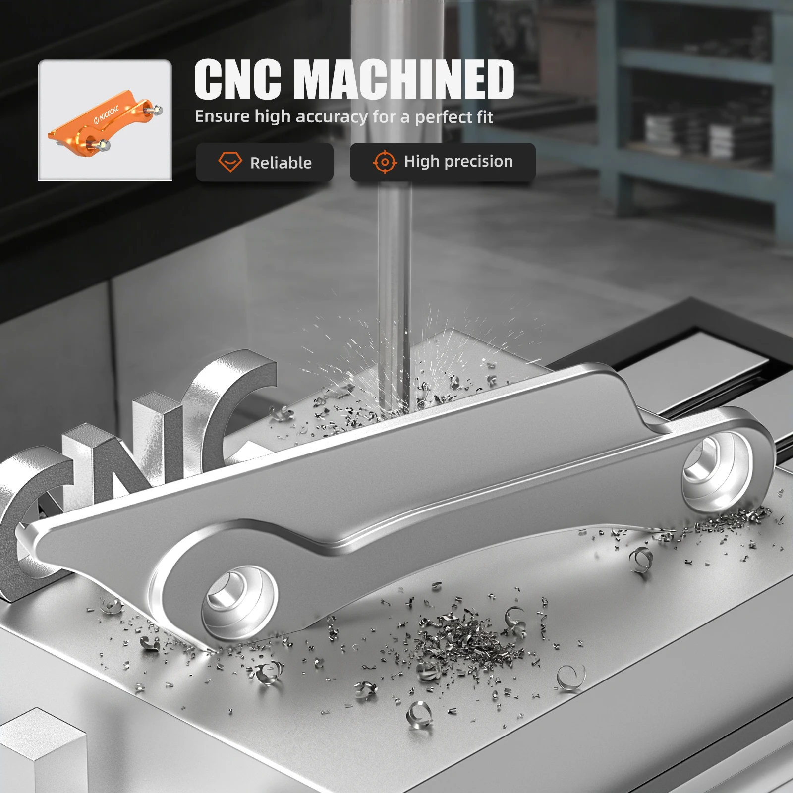 NICECNC Für KTM EXC 300 2024 Schwinge Schutzfolie Für KTM EXC-F 350 SX 125 SXF 450 Husqvarna TE300 FE450 GasGas EC300 EC250 – Detail 5