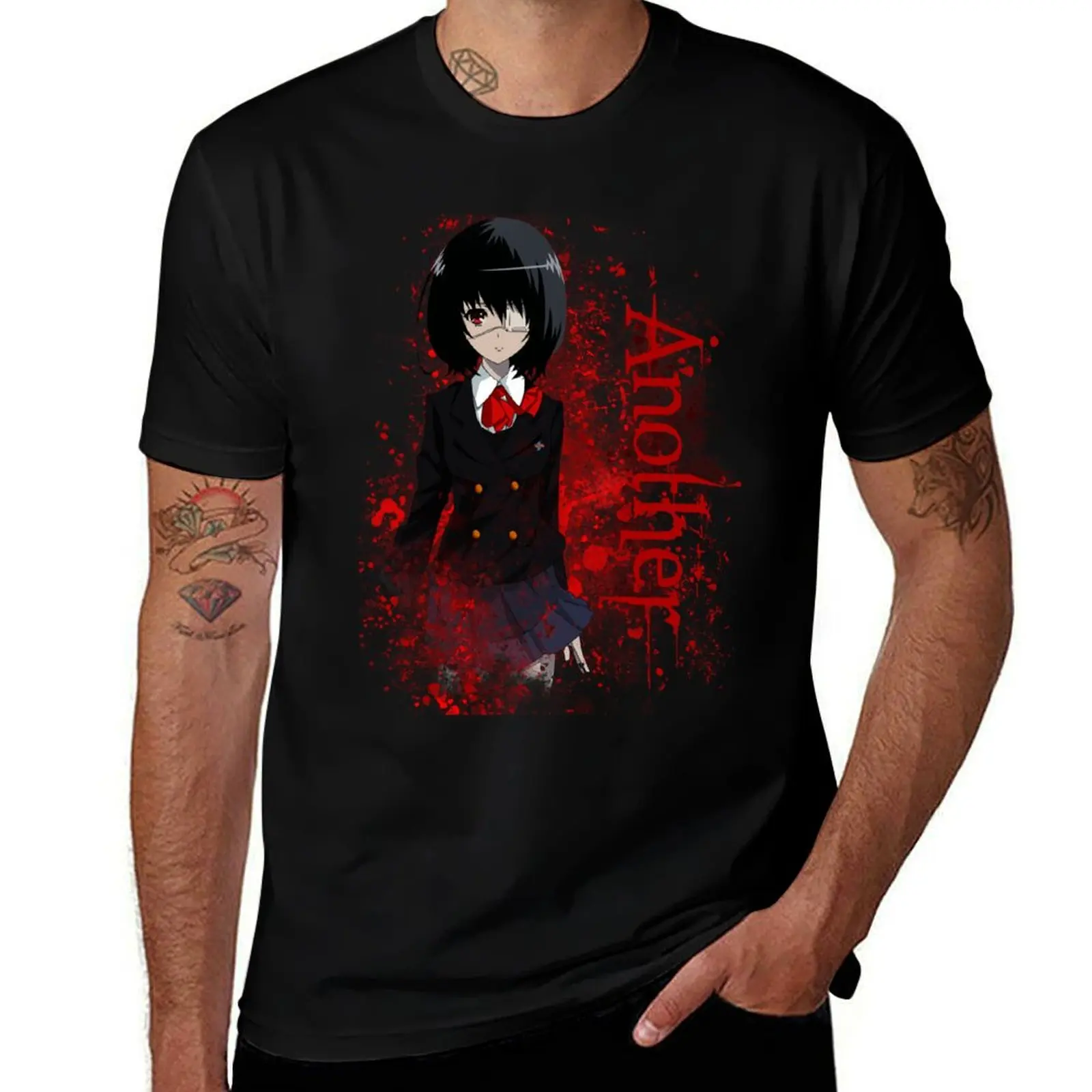 

Another - Mei Misaki T-Shirt t shirts for man cotton funny t shirts dark humor T-Shirt
