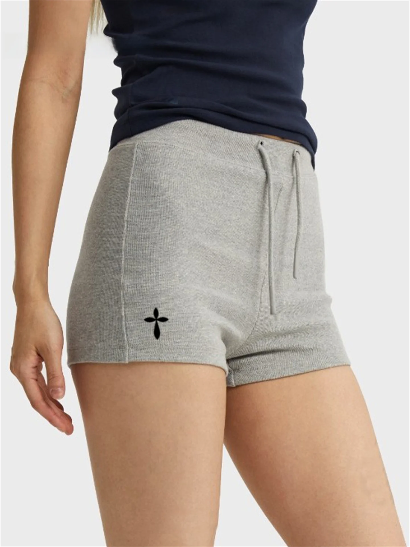 

VINTI ANS Casual Sports Cycling orts Women Summer American Home Fitn Yoga Tight Hot Pants Cotton Elastic Fiber