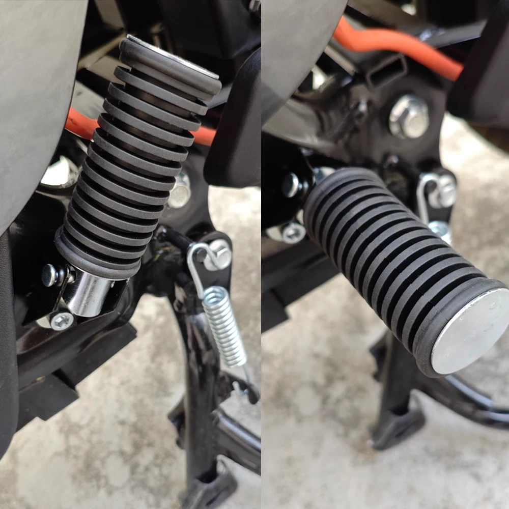 Motocycle Folding Rear Footrest Pegs Foot Peg Universal For Suzuki Baja Mini Bikes Parts Left&Right