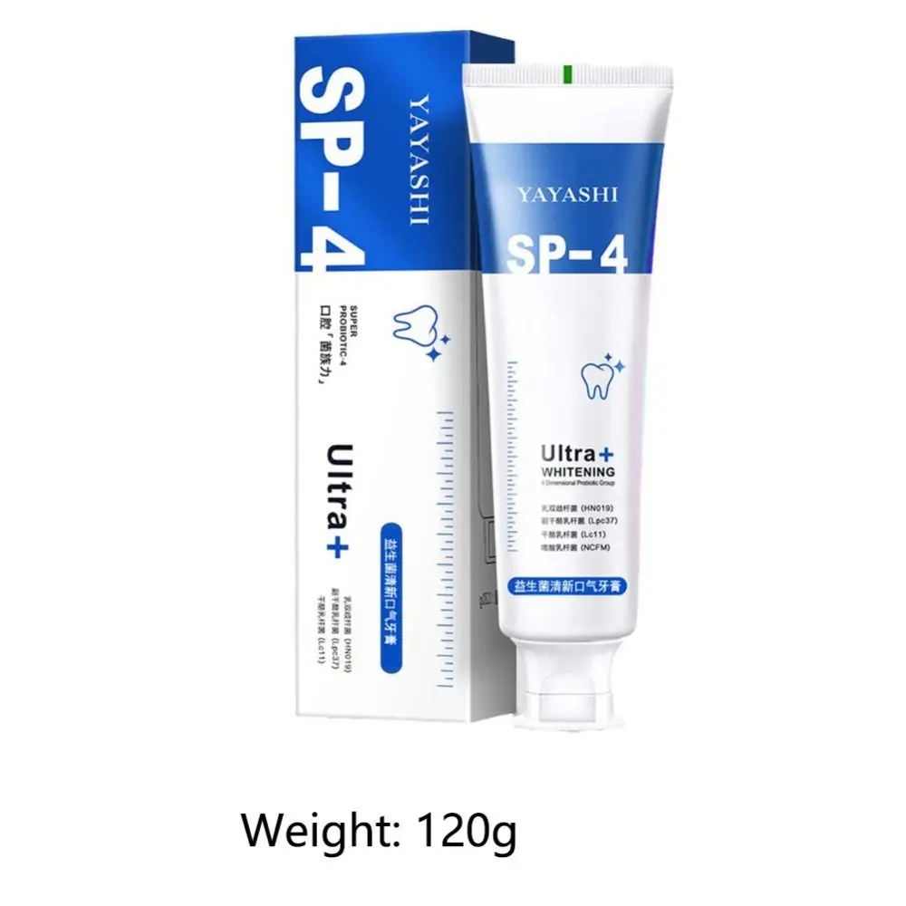 Creme Dental Respiração Fresca, SP-4 Creme Dental Probiótico, SP-4 Creme Dental Brilhante