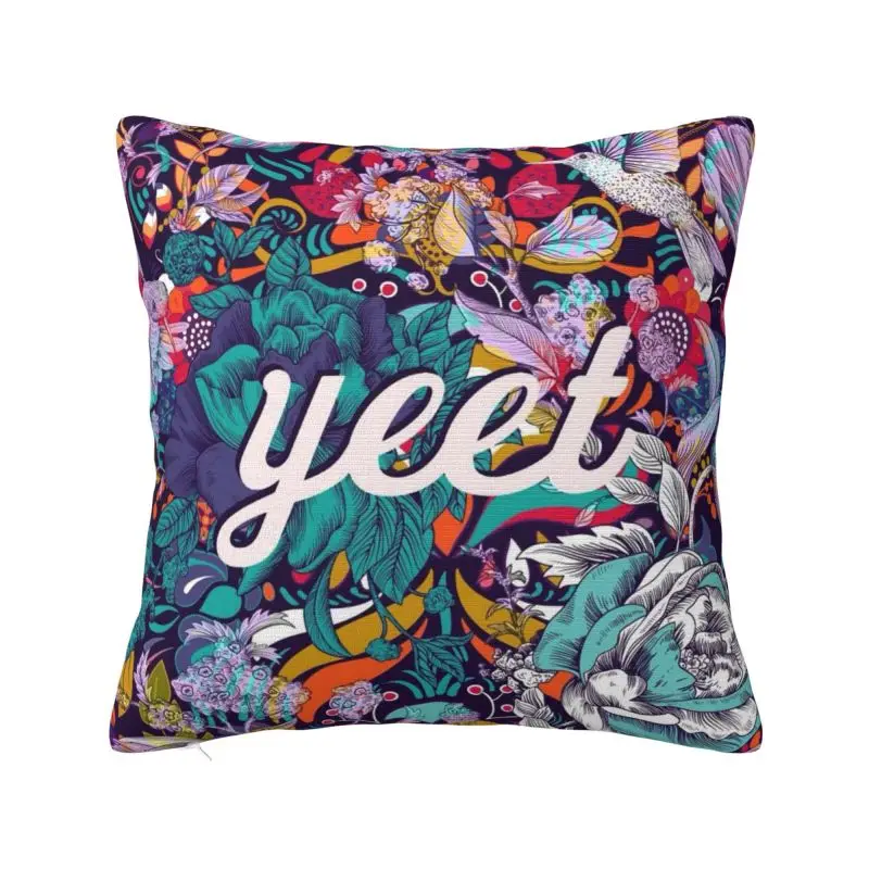 Custom Fashion Jey Uso Yeet Throw Pillow Case Decoration Square Flower Wallpaper Logo Cushion Cover Pillowcover for Sofa