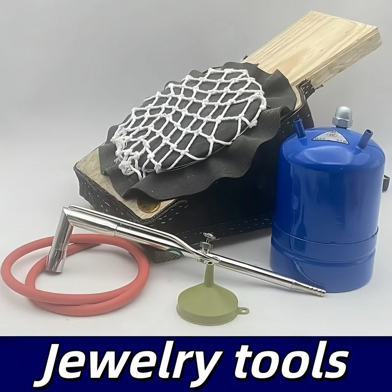 Jewelry Processing Tools - Thickened Explosion-Proof Oil Can, Welding Torch & Leather Oil Pipe for Gold Silver Melting Equipment