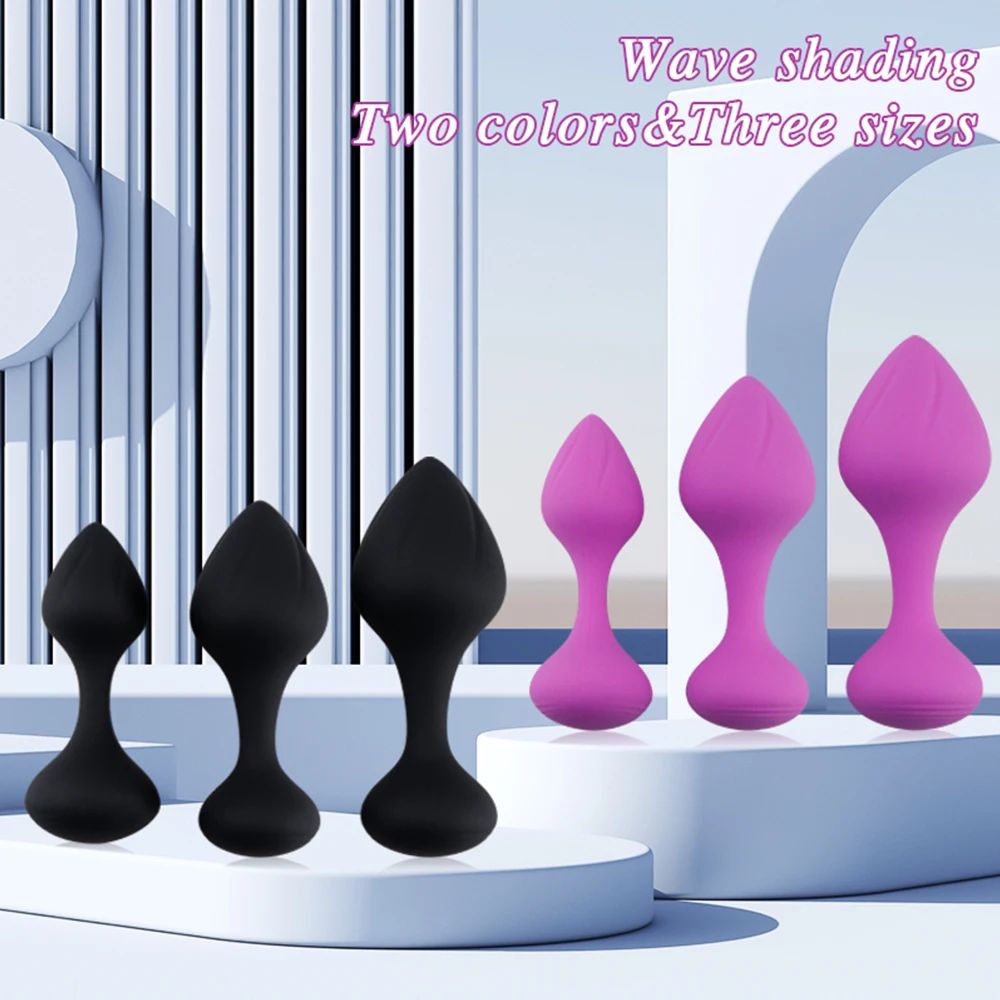 

Adult Silicone Anal Plug Dildos Bullet Ball-shaped Plugs Sex Toys for Women Men Gay Prostate Massager Anal Masturbating S/M/L