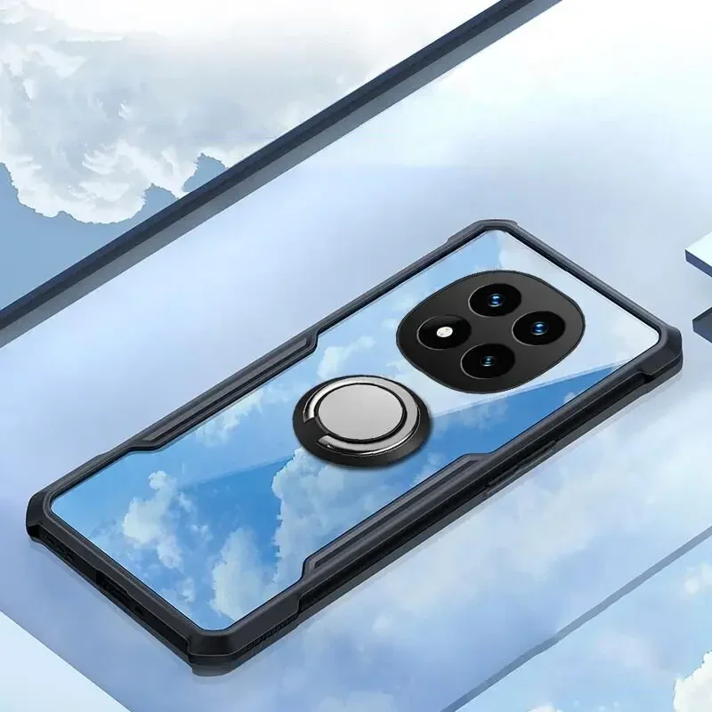

Clear Acrylic Silicone Frame Back Cover For Xiaomi Poco X7 Pro 5G Case Car Holder Ring Shockproof Xiaomi Poco X7 Pro Ironman X7