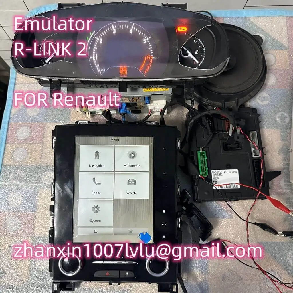 Emulator For R-LINK 2 Test Platform Renault kadjar Koleos Megane Car Radio Test Bench Tools